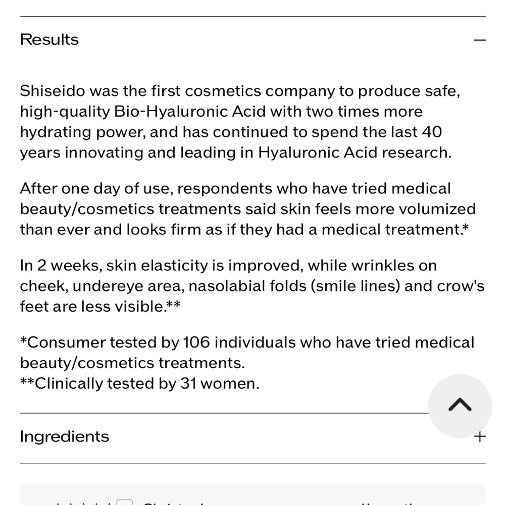 Shiseido bio-performance skin filler serum duo anti aging New in box